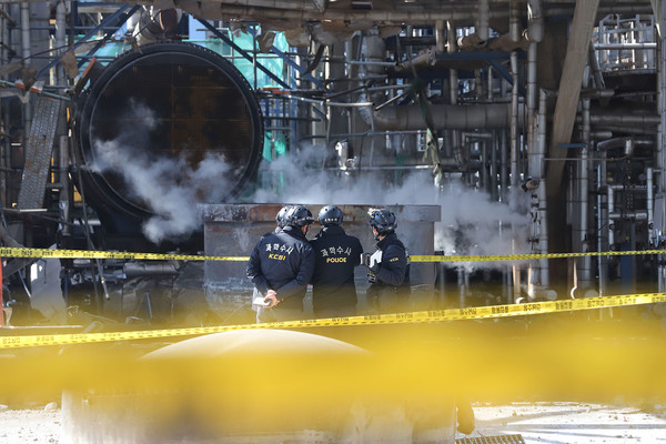 여수 산단 폭발 사고 현장 / 안전신문 자료사진.  