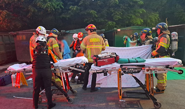 올 5월 발생한 전주리싸이클링타운 폭발 사고 / 사진 = 연합뉴스. 