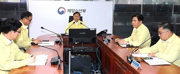 여름철 해양재난사고 예방 점검회의 연 김성범 해수부 차관 / 사진 = 연합뉴스. 