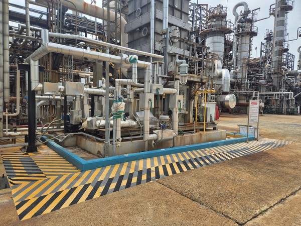 산업안전 컬러유니버설디자인(CUD)이 적용된 현장./사진 = 안전보건공단 제공