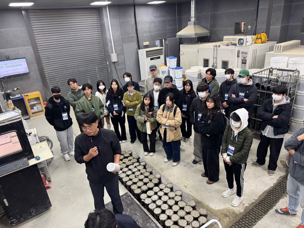 한양대 건축학과 산학투어 / 사진 = 삼표그룹 제공. 